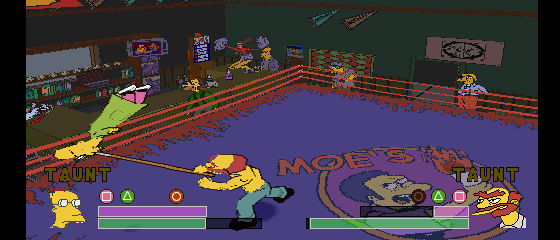 Simpsons wrestling taunts 2017